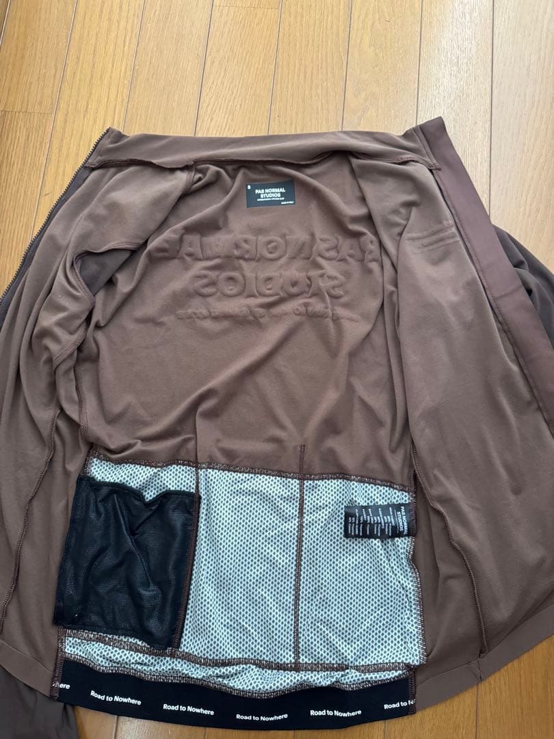 PAS NORMAL STUDIOS サイクルジャージ 長袖　ブラウン