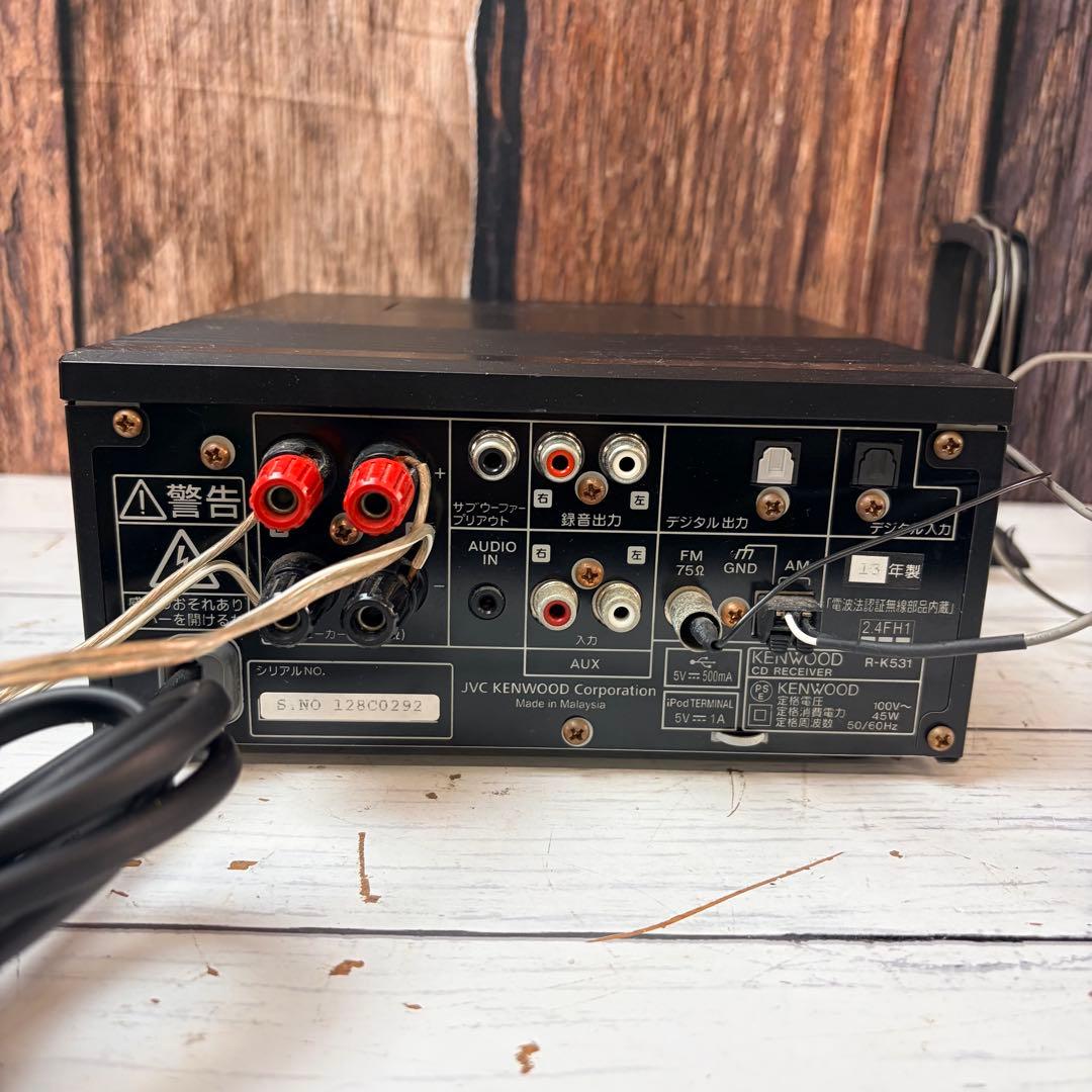 KENWOOD R-K531 LS-K531-b 2013年製 コンポ リモコン