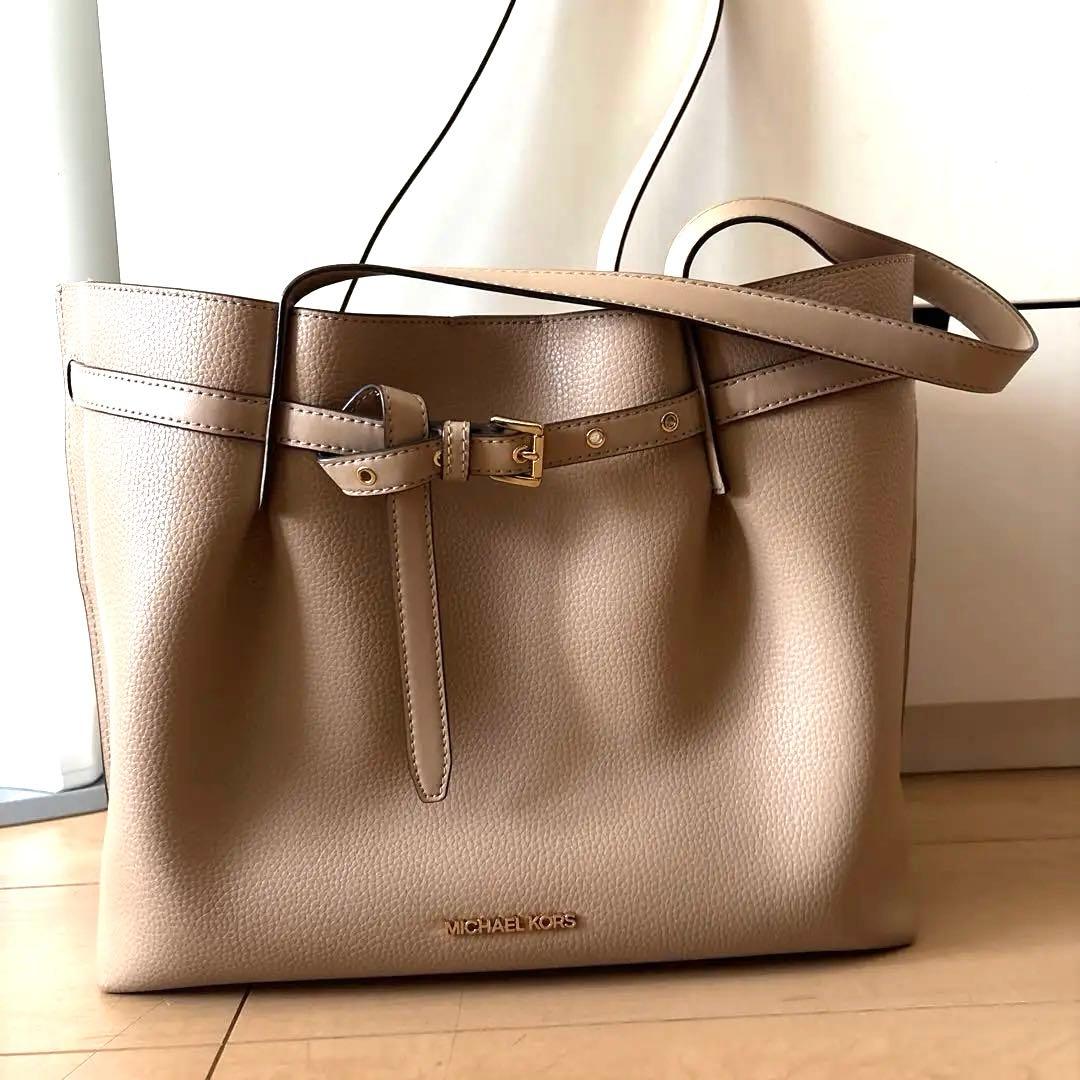 MICHAEL KORS ベージュ トートバッグ