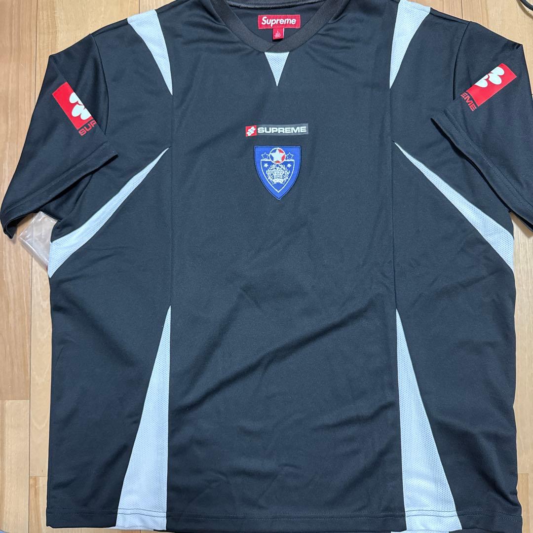 ウェア Supreme Crest Soccer Jersey Black L