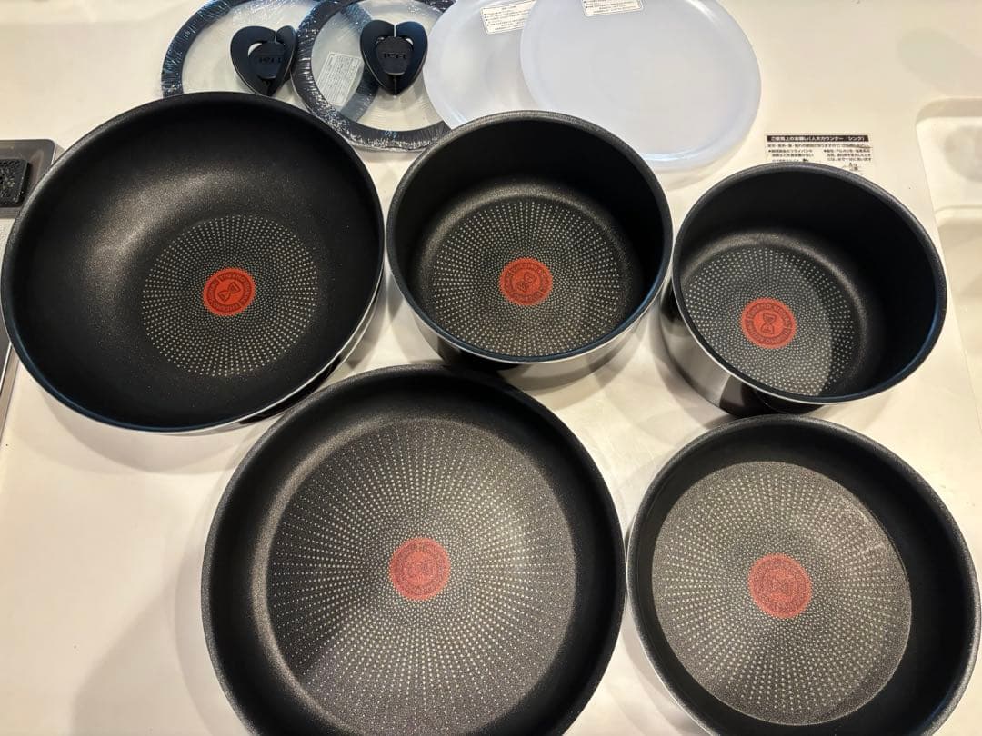 ティファール鍋、フライパン8点セット