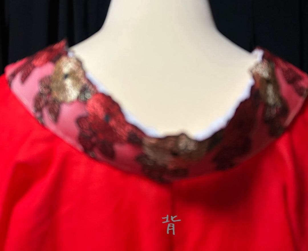 半襦袢お裾除けセット　いちごいちえオリジナル　筒袖　簡易衣紋抜き付き　※訳あり