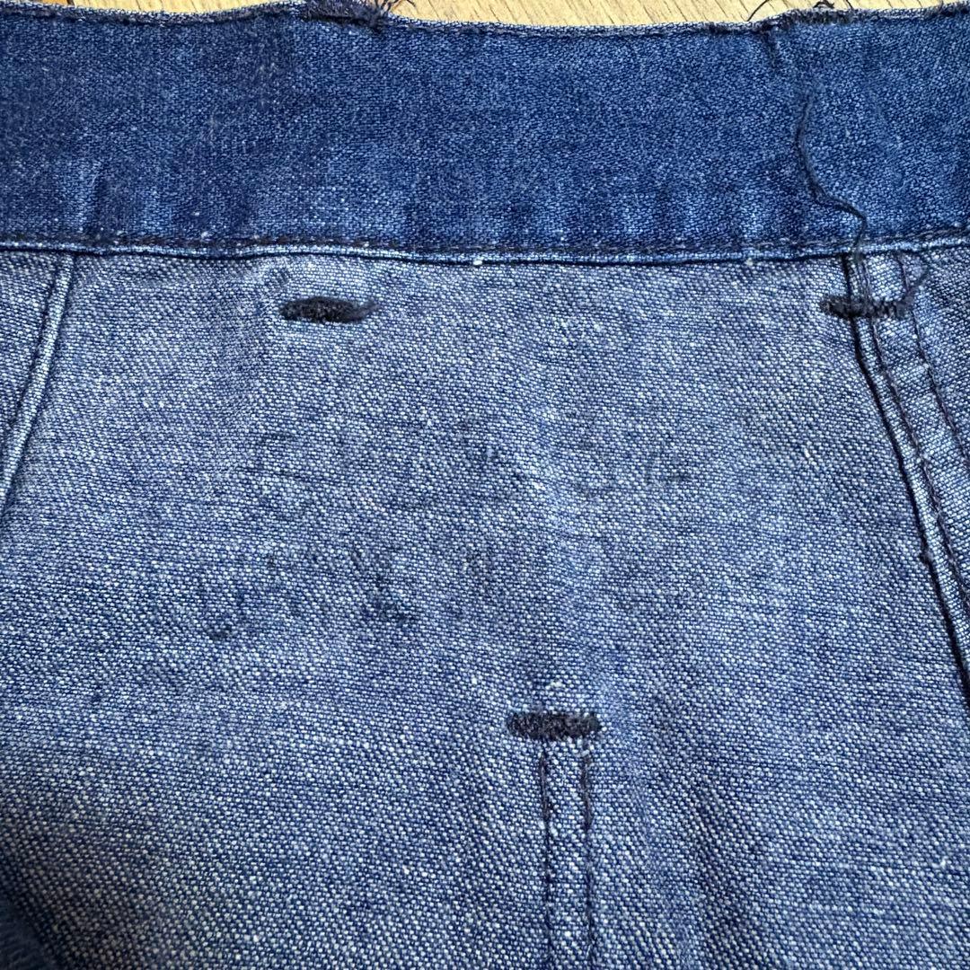 US NAVY 50s デニムセーラーパンツ w32相当 希少 海軍 ジーンズ