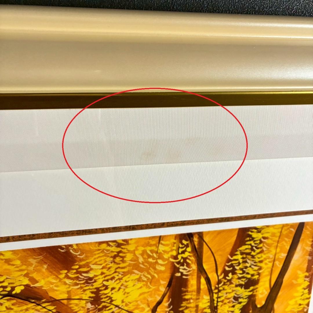 美品 ミッシェル・バテュ「フォーシーズン秋」シルクスクリーン 大作 直筆サイン入