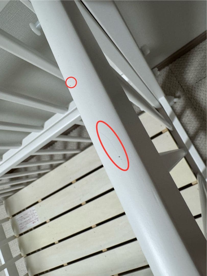 【極美品】ノモック ミニ Wオープンハイタイプ　ベビーベッド