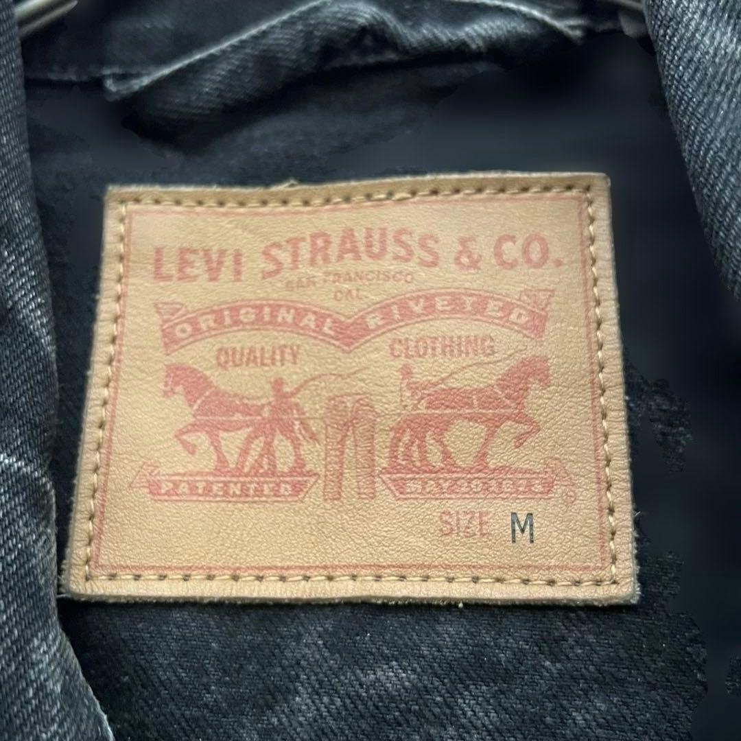 LEVI'S リーバイス　トラッカージャケット　デニム　黒　ブラック　メキシコ製