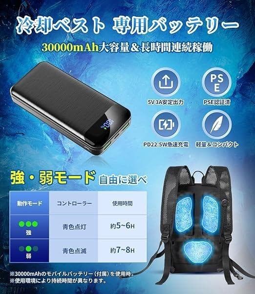 [AGGOZ] ペルチェ ベスト 冷却プレート 2025新登場&3つブレート付き