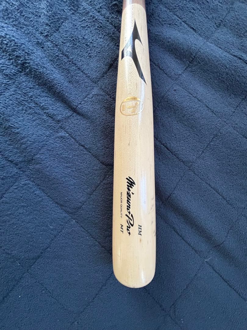 ミズノプロ　硬式木製バット NPBマーク入り