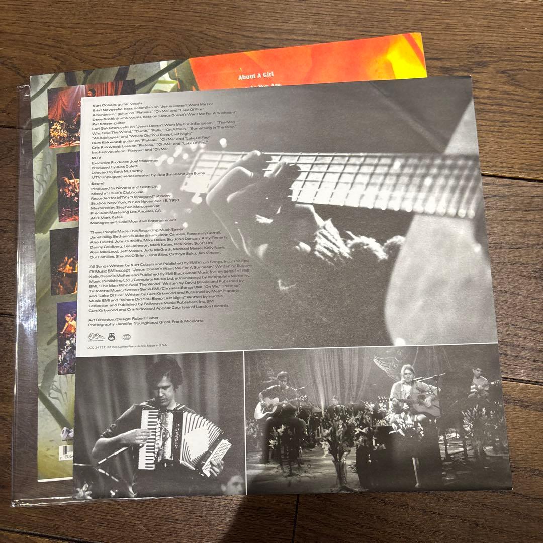 【USオリジナル】NIRVANA / MTV UNPLUGGED レコード