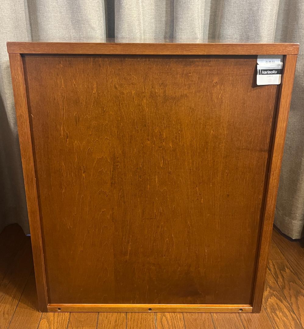 カリモク コロニアル サイドキャビネット 4段収納 チェスト