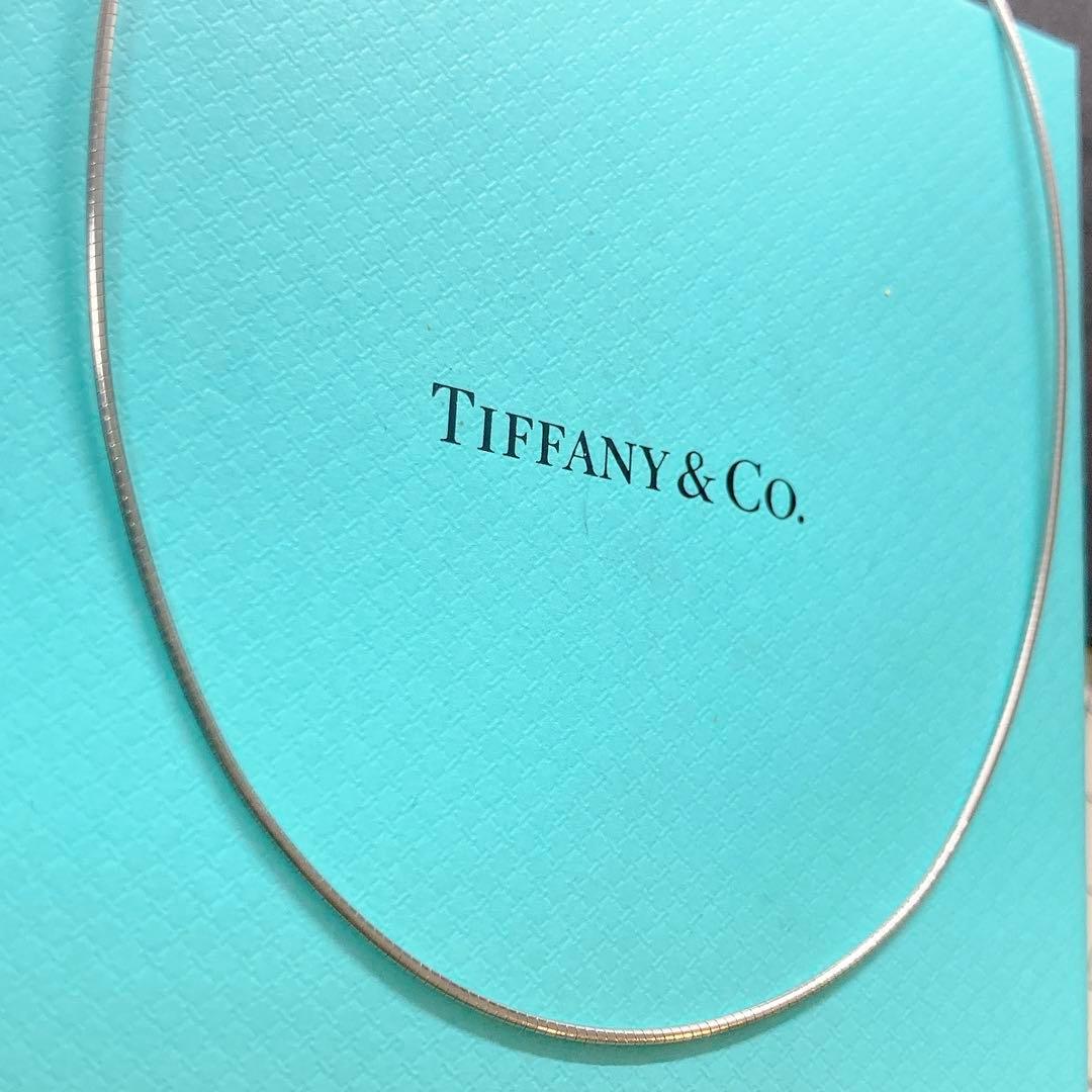 ティファニー オメガチェーン チョーカー ネックレス 925 シルバー 40cm