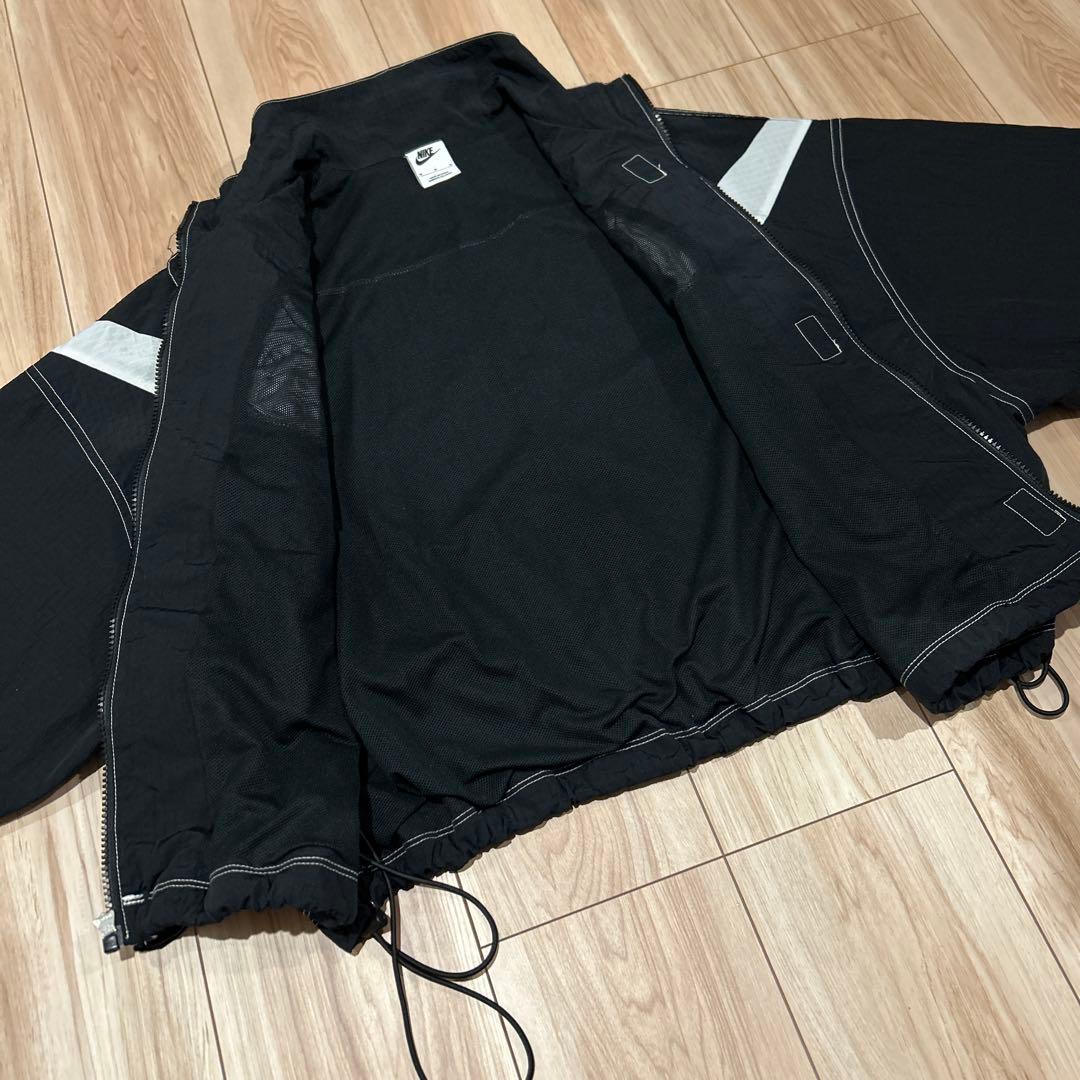 ⭐︎猫様 ナイキ ナイロンジャケット 上下 セットアップ ブラック ホワイト