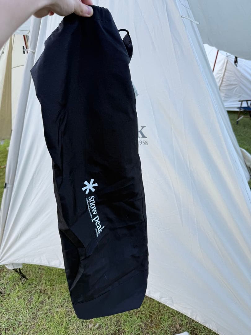 スノーピーク ローチェア ショート LV-093IV アイボリー 収納袋付き