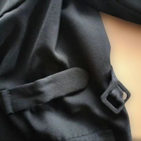 yohji yamamoto pour hommeウエストバックル調整ギャバジン