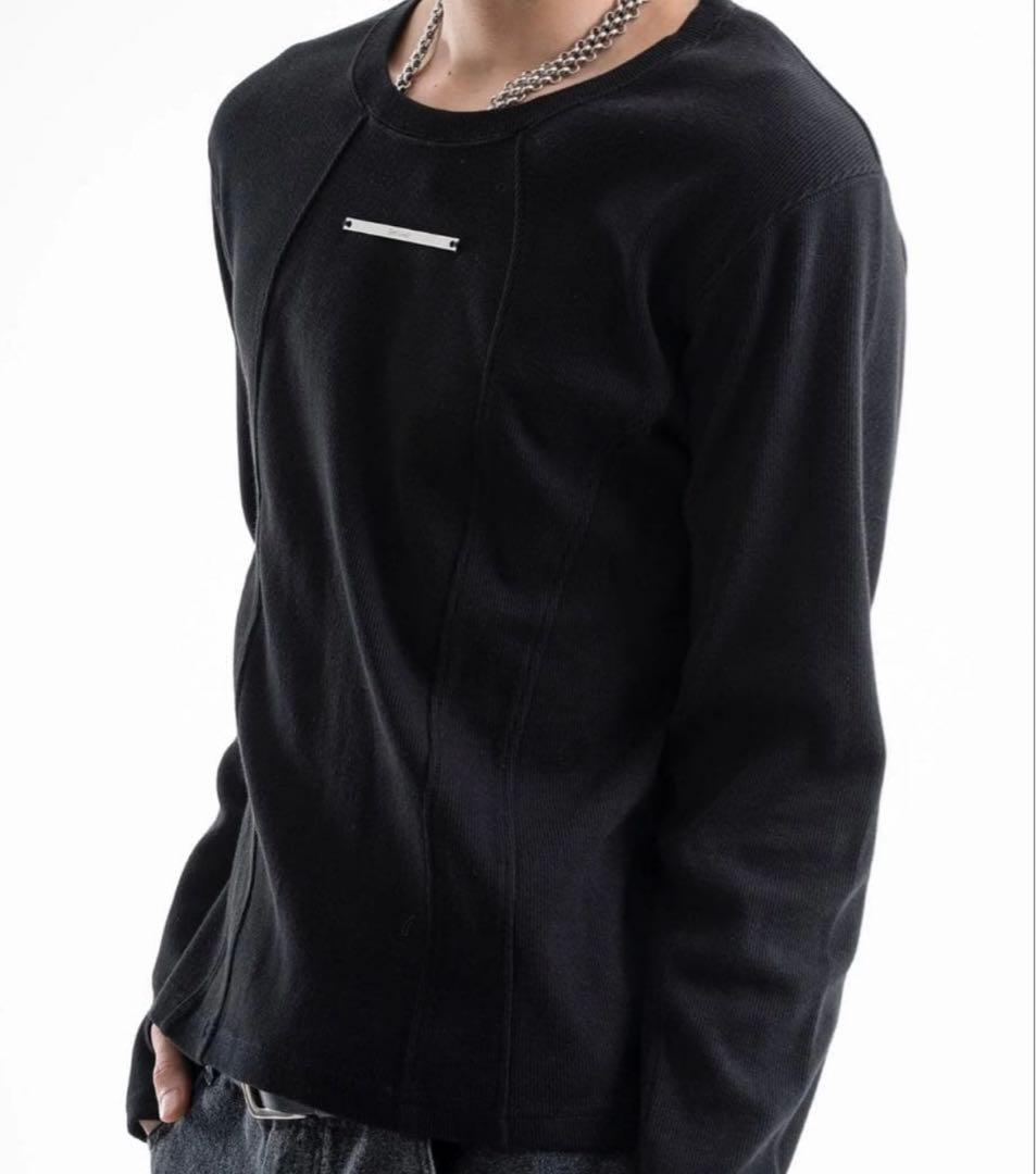 Jent Louis Rib Long Sleeve Tee ブラック