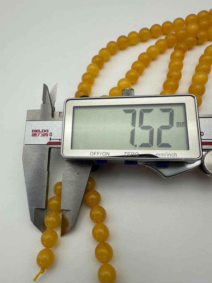 ☆天然☆ バルト海産 天然アンバー 琥珀 蜜蝋ネックレス アクセサリー 綺麗美品