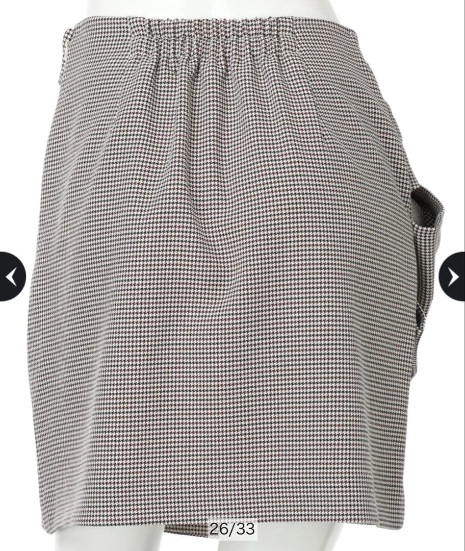 【Mystrada】リボンモチーフミニスカート