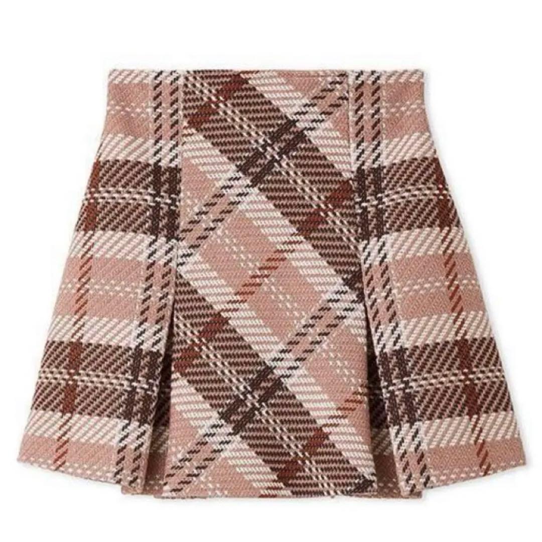 完売品　正規品　スナイデル　ロービングチェックミニスカート　0