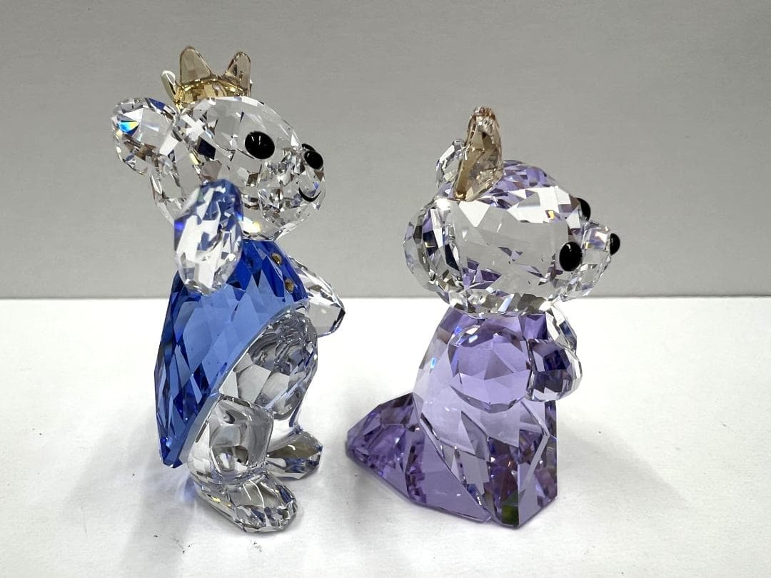 スワロフスキー クリスベア プリンス&プリンセス ケース箱付き