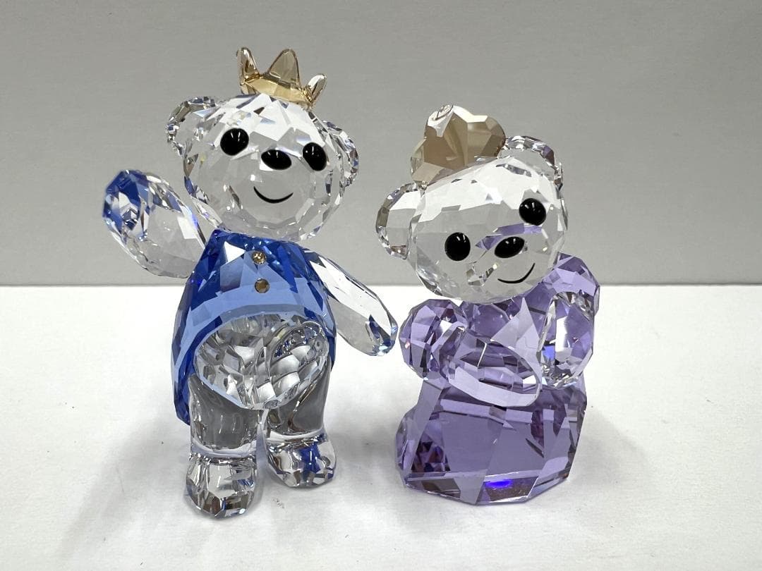 スワロフスキー クリスベア プリンス&プリンセス ケース箱付き