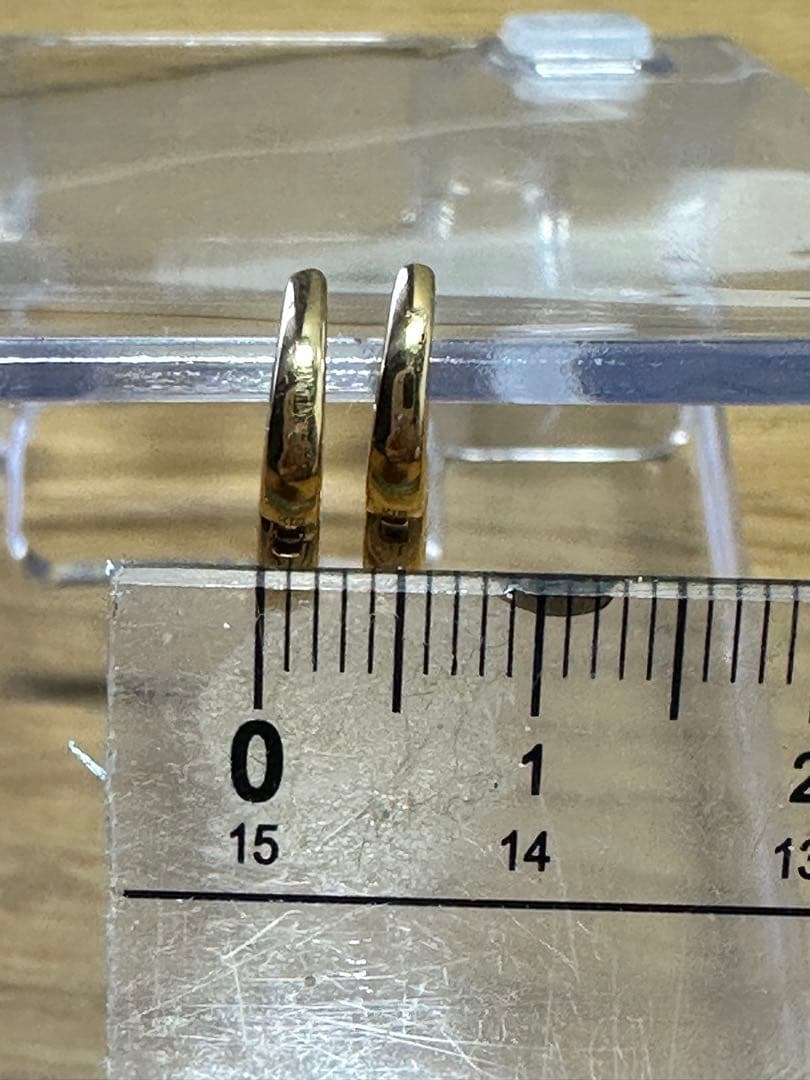 K18 フープピアス