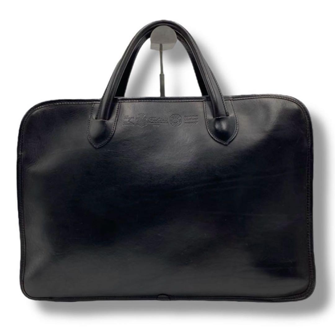 美品 フェリージ ビジネスバッグ レザー 1996 アコーディオン 廃盤 バッグ