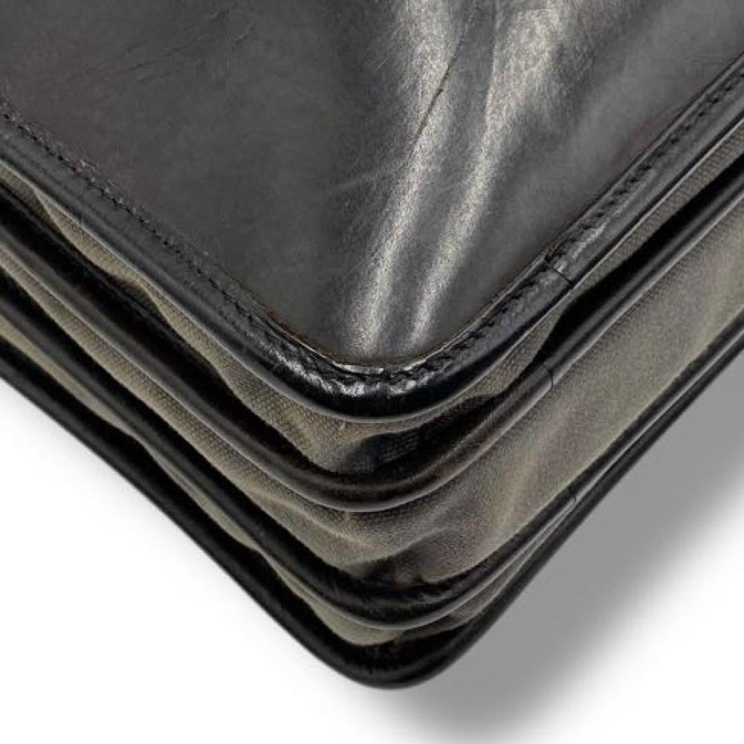 美品 フェリージ ビジネスバッグ レザー 1996 アコーディオン 廃盤 バッグ