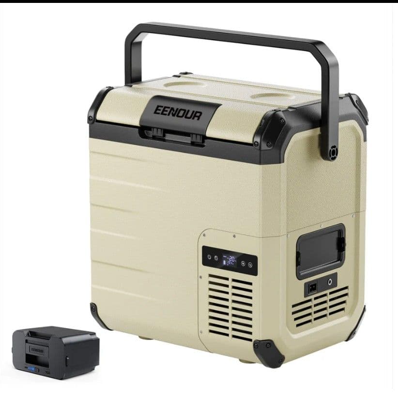 【ムック】EENOUR ポータブル冷蔵庫 カーキ
