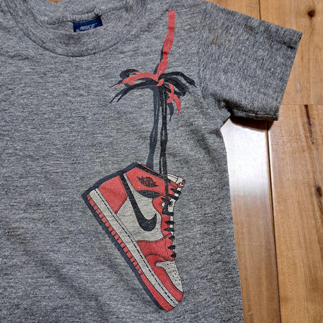 【超レア】80'sヴィンテージ品　肩掛けジョーダンTシャツ　Boys