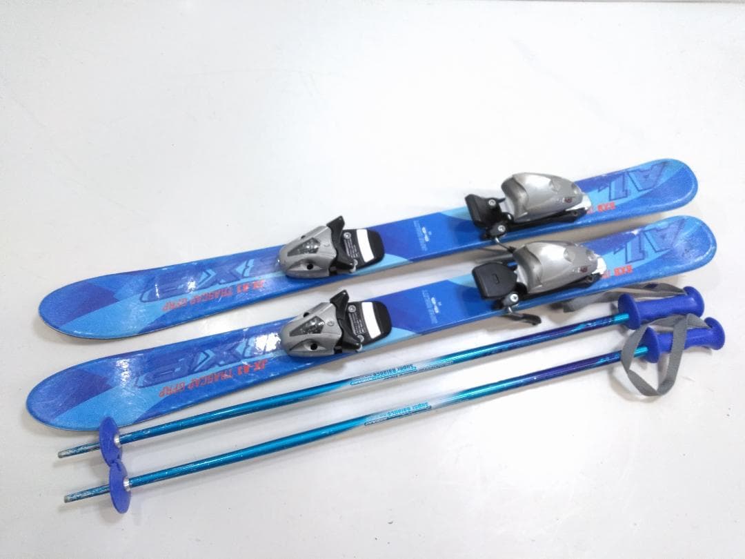 ジュニアスキー5点セット ブルーモリス 88cm ブーツ ラスぺチア 18cm◇