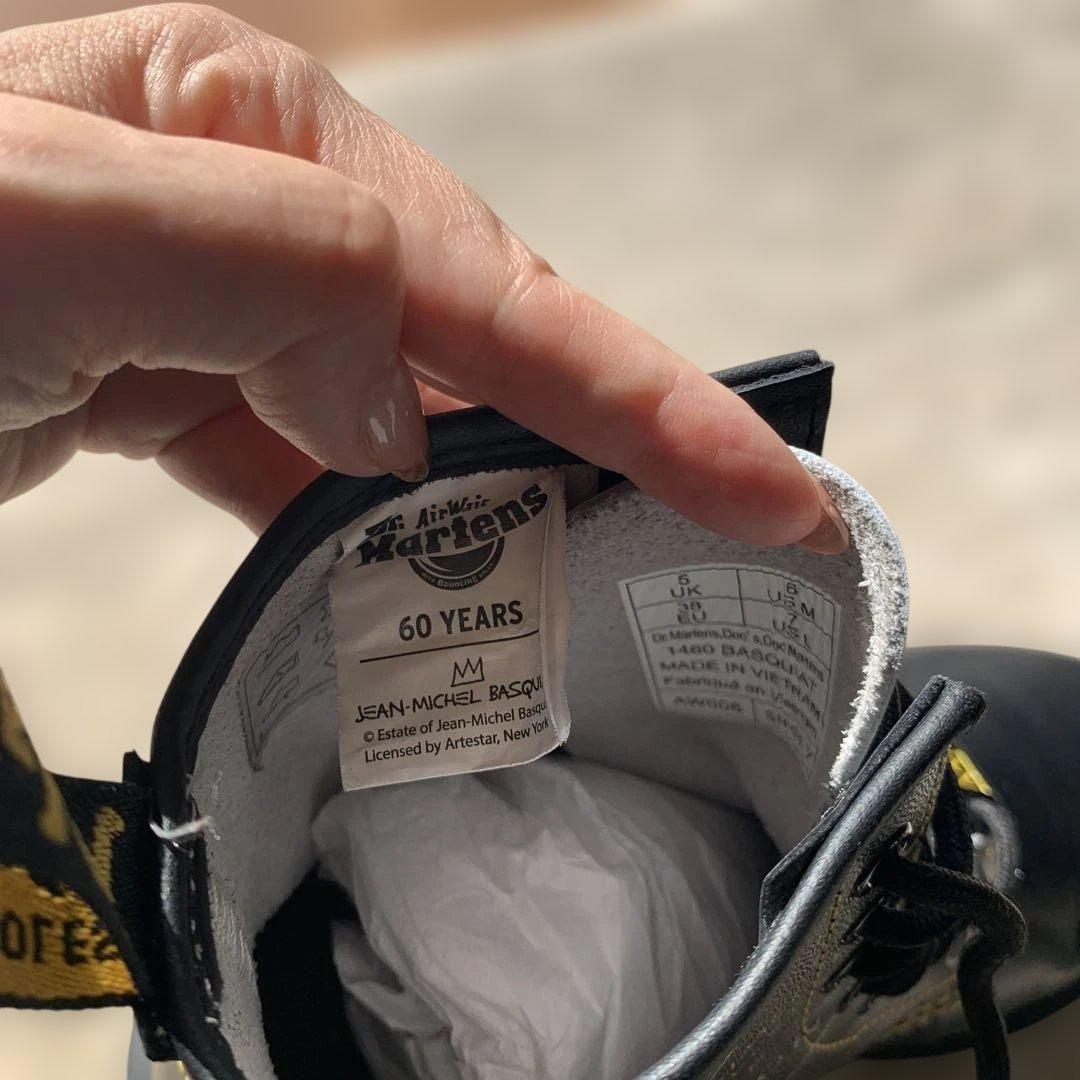 靴 Dr.Martens 60years jean-michel Basquiat