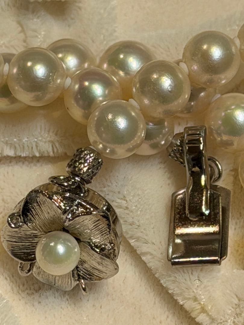 【美品】真珠 ネックレス パールネックレス6〜6.7mm
