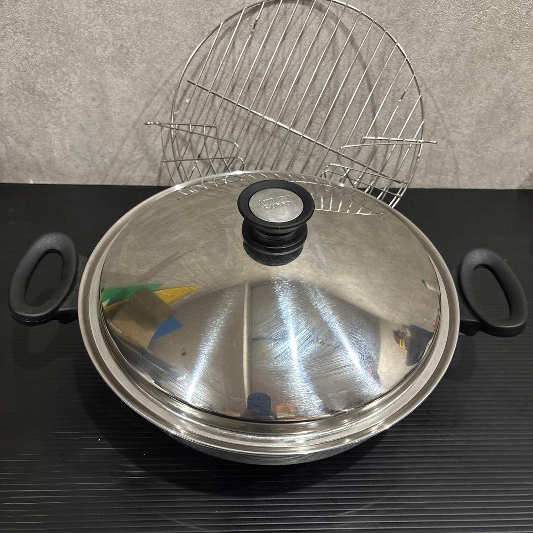 AmwayQueenアムウェイクイーン 両手鍋 クイーンクック ウォック 中華鍋