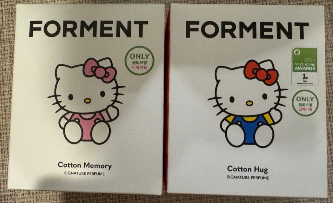 FORMENT キティ 香水 オリーブヤング 限定 コラボ 韓国　2個セット
