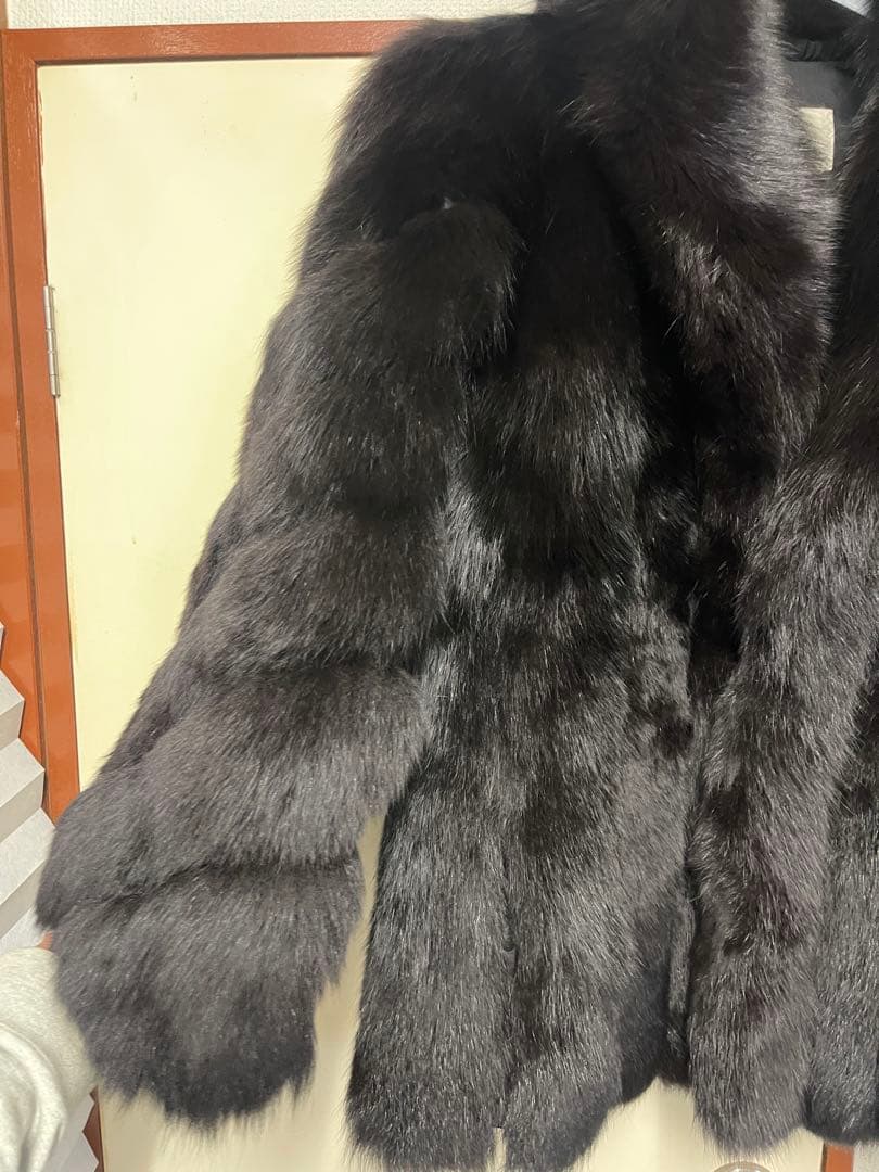 サガフォックス　ブラックファーコート  Belle Vison 9号