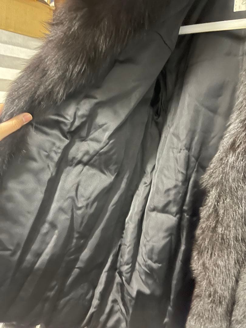 サガフォックス　ブラックファーコート  Belle Vison 9号