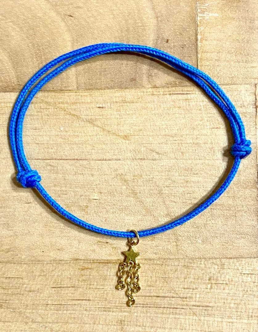 マリーエレーヌ　流れ星　コードブレスレット　チャーム