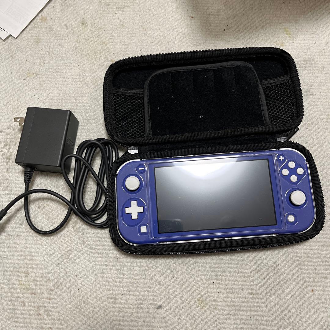 美品Nintendo Switch Lite 青 充電器付き