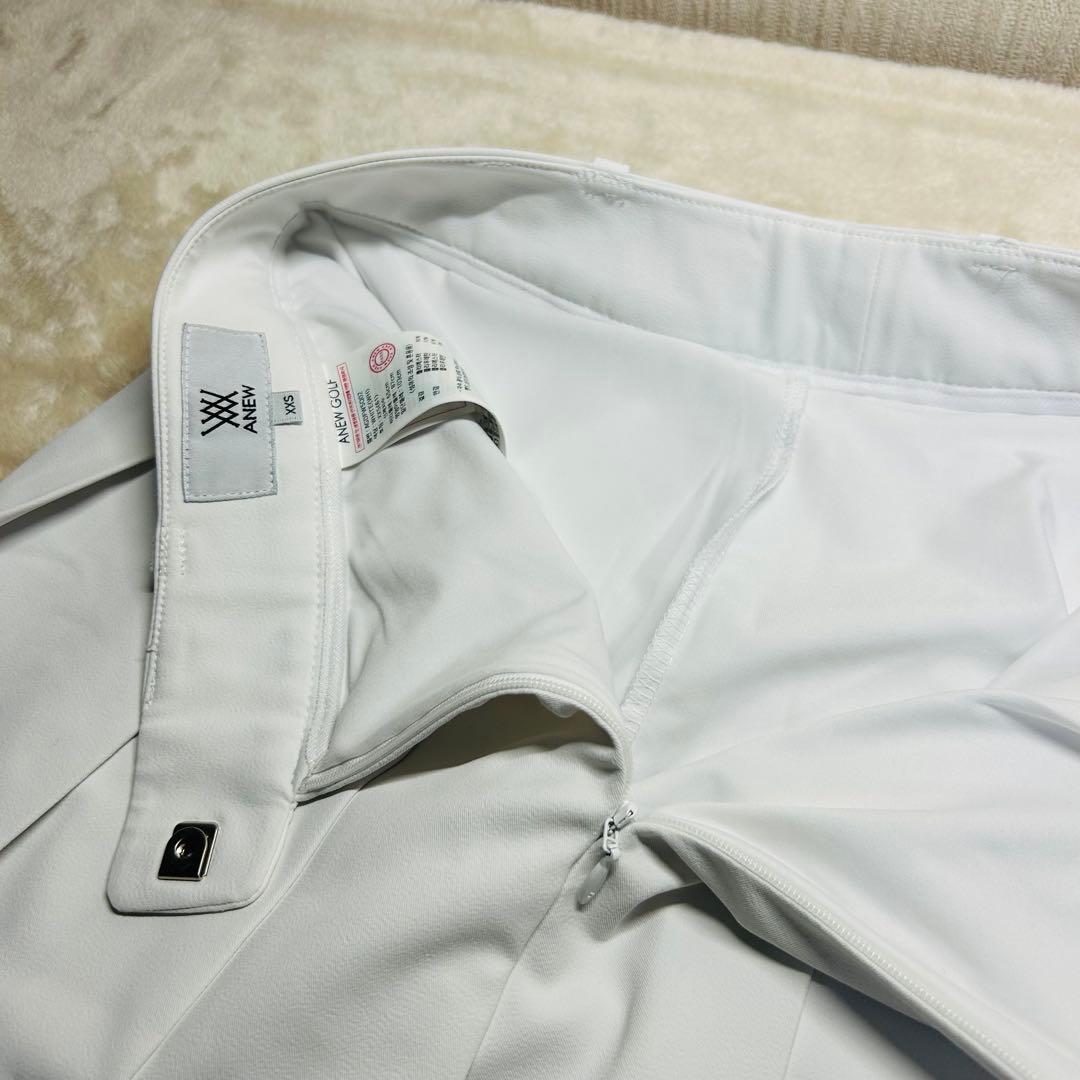 ANEW GOLF ホワイト プリーツスカート　美品✨　XXS 61サイズ