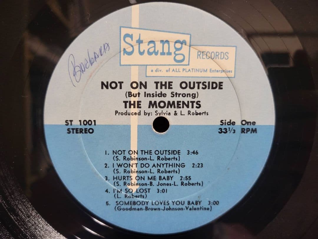 Moments 『 Not On The Outside～』US オリジナル