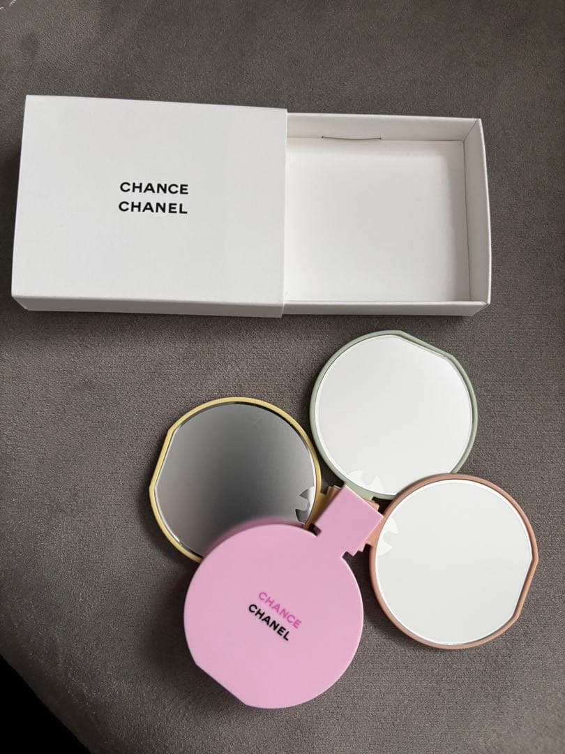 【未使用】CHANEL チャンスクレームマンハンドクリーム　ミラー巾着試供品付き