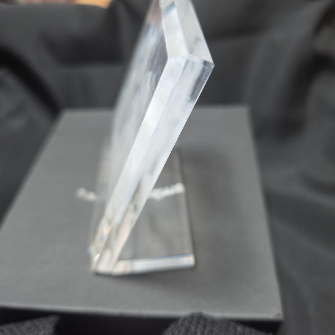 わんわん物語レディ＆トランプのクリスタル置物