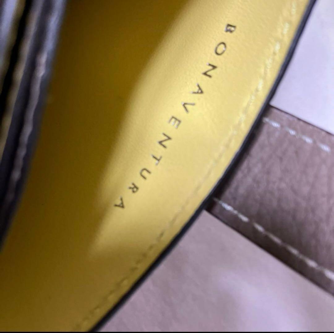 BONAVENTURA グレー レザー 名刺入れ