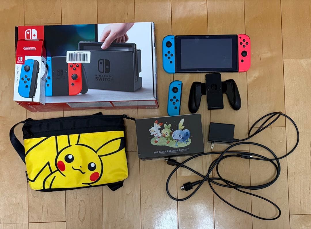 Nintendo Switch ネオンブルー ネオンレッド 付属品付き