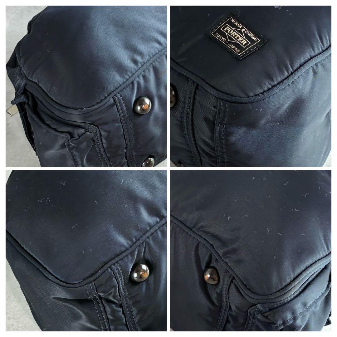 美品　廃盤品　ヘッドポーター　タンカー　ミニボストンバッグ　ナイロン　ブラック