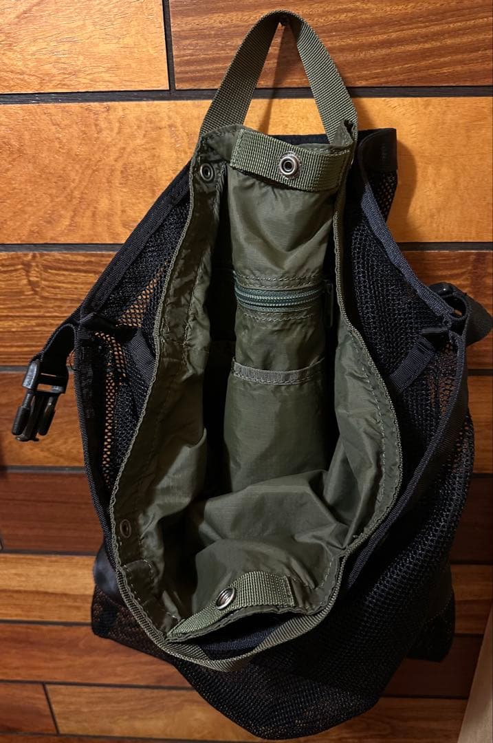 メッシュ ブラック ショルダーバッグ