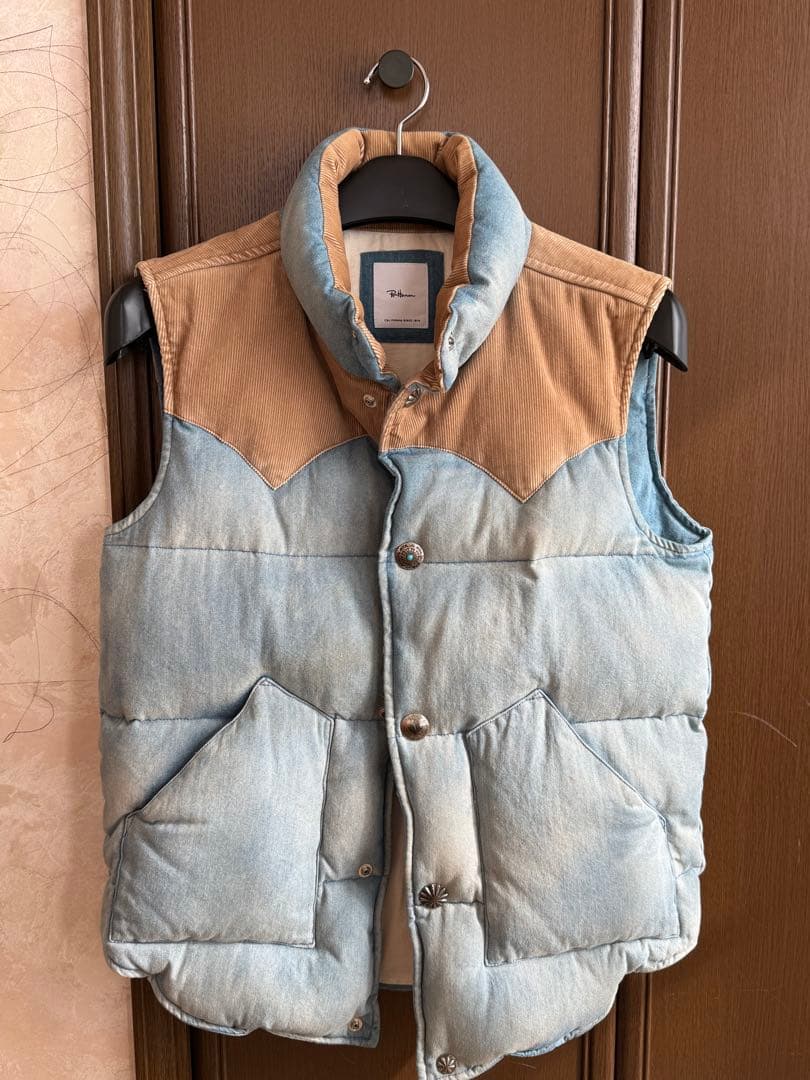 ロンハーマン　ダウンベスト　コンチョボタン