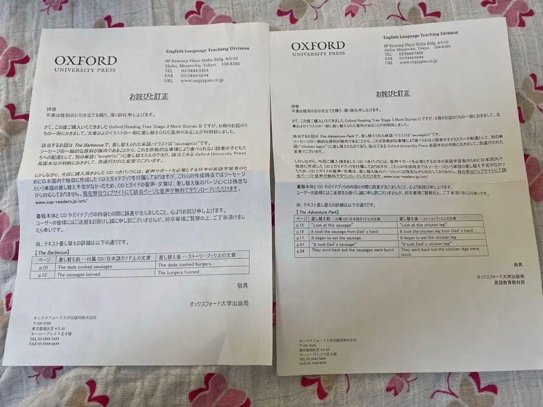 Oxford Reading Tree 1〜7｜CD　日本語ガイドブック　ORT