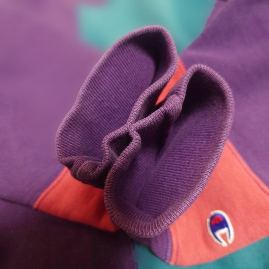 チャンピオン リバースウィーブ 90s アメリカ製 クレイジーパターン マルチ