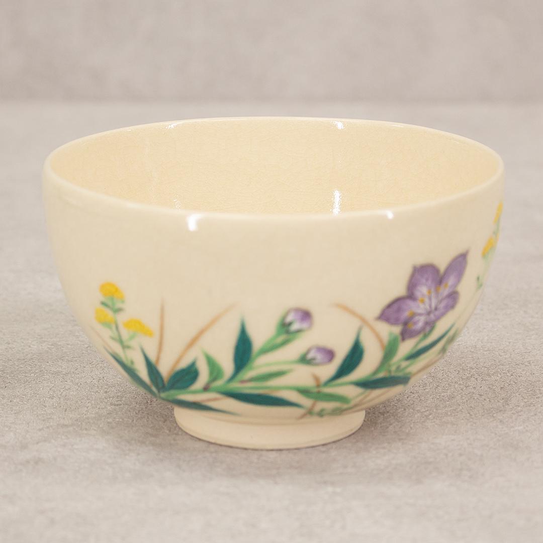 鳳山 造 京焼 仁清写 十二ケ月季節茶碗 9点まとめて 抹茶碗